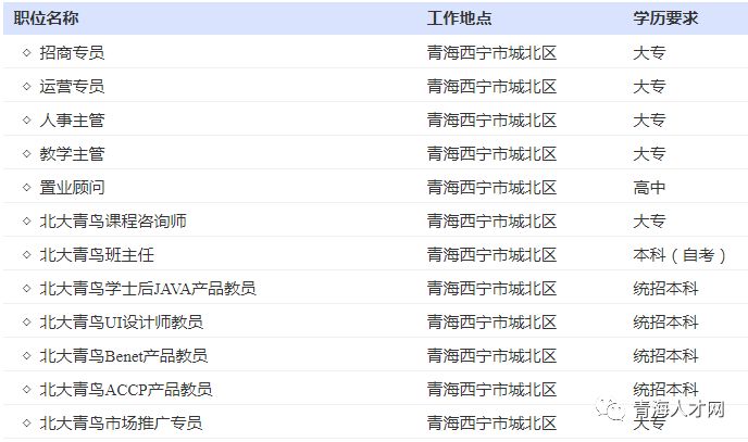 西寧最新人才招聘信息全面解析