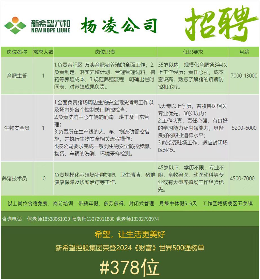 楊凌工廠最新招聘信息及其區(qū)域影響力分析