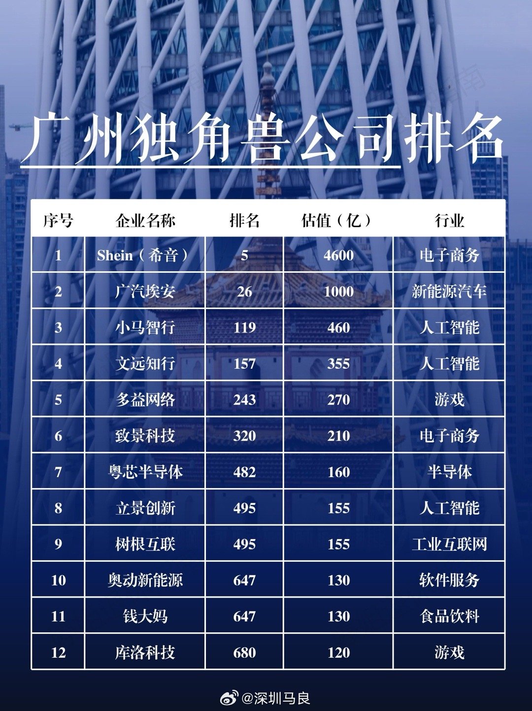 最新獨角獸公司排名，揭示未來商業(yè)力量的趨勢與風向標